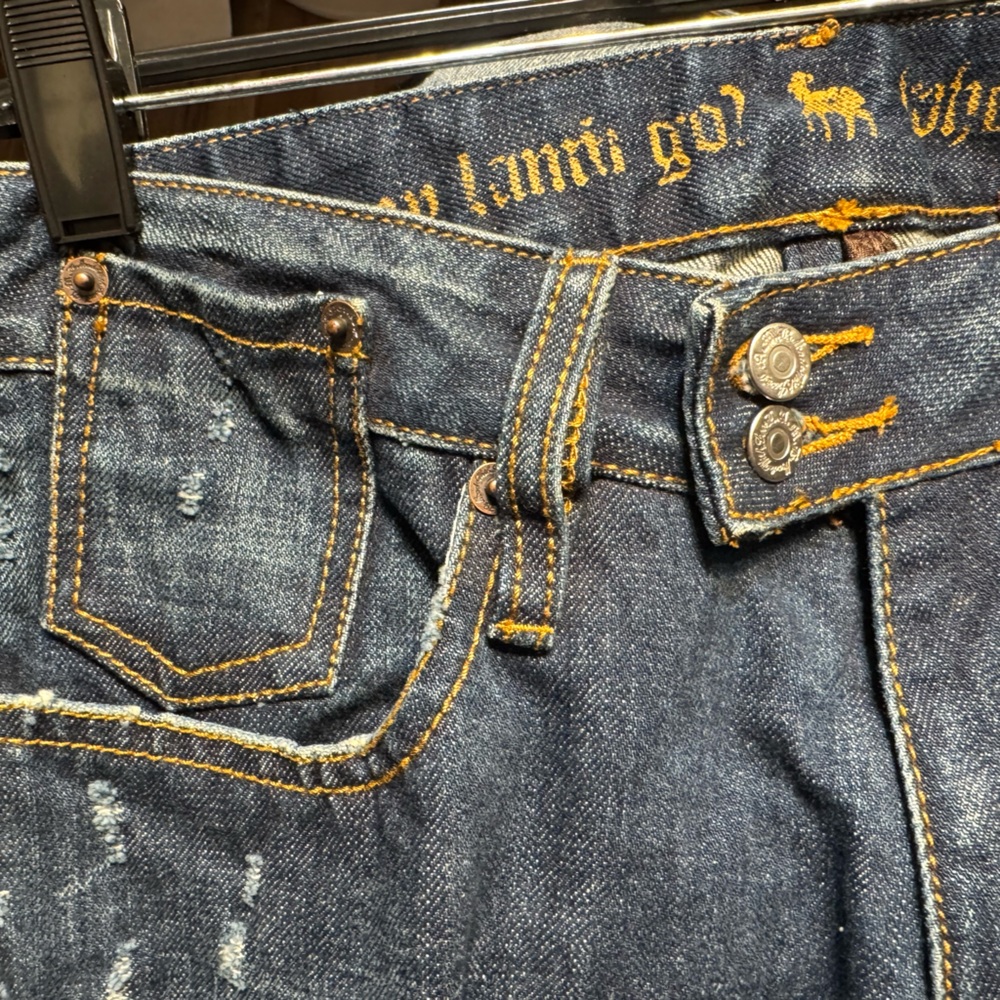 VINTAGE Y2K LAMB Distressed straight leg jeans - Picture 8 of 10